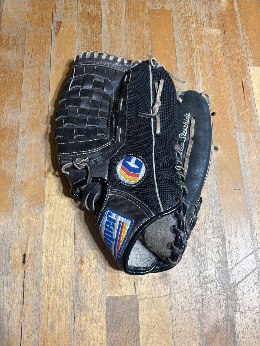 Cooper 658 Vintage Black Leather Baseball Glove